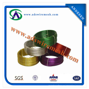 Alambre revestido del PVC / alambre revestido PVC / alambre revestido PVC del hierro